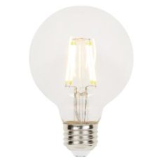 CCL WH53173 Filament LED G25 Medium Base Globe Dimmable Light Bulb