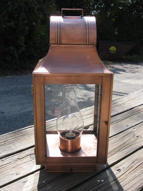 American Heritage Outdoor Post Lantern : 1056-BL-CL