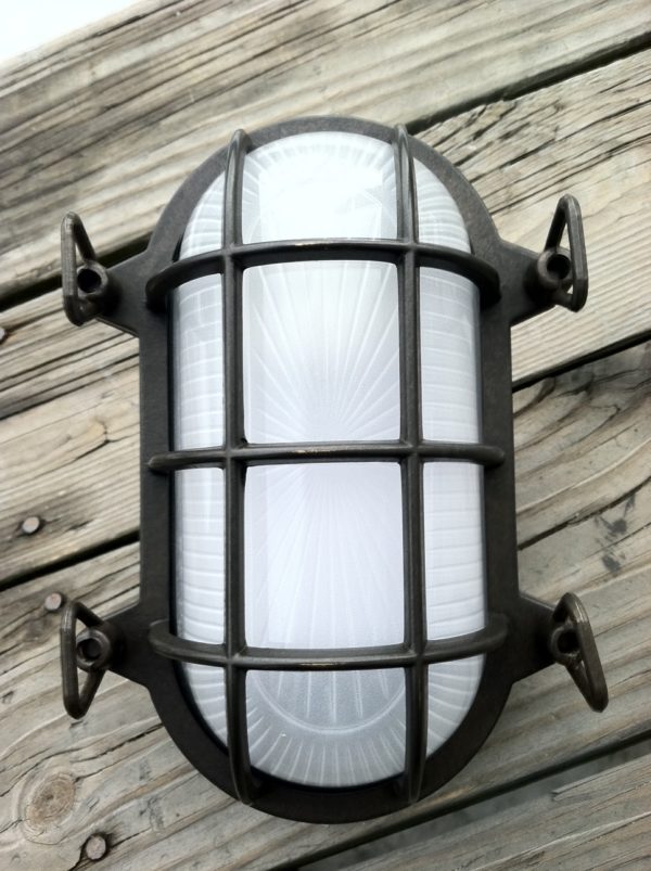 CCL1101 Nautical Wall Oval Caged Mariner Light