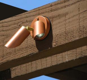 Copper outdoor shop flood lights