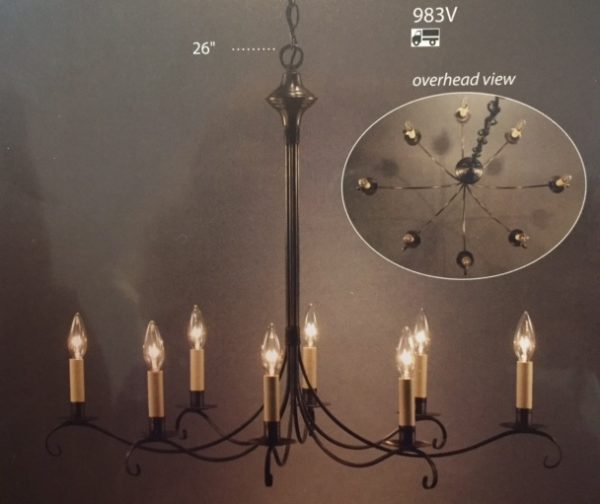 CCL983V Oval Chandelier