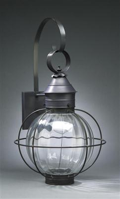 CCL2841 10" Glass Round Wall Lantern Caged