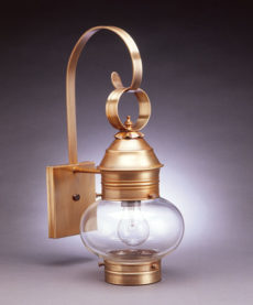 CCL2031 8" Glass Cageless Onion Wall Lantern