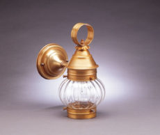 CCL2015 6" Glass Cageless Onion Wall Lantern