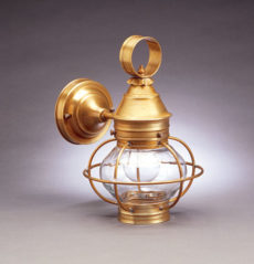 CCL2515 6" Glass Onion Wall Lantern Caged