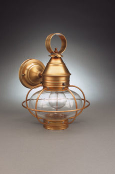 CCL2525 7" Glass Onion Wall Lantern Caged