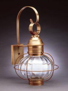 CCL2541 10" Glass Onion Wall Lantern Caged