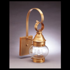 CCL2011 6" Glass Cageless Onion Wall Lantern