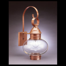 CCL2041 10" Glass Cageless Onion Wall Lantern