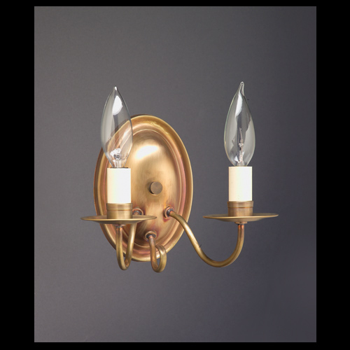 CCL129 Oval Two Arm Sconce