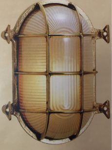 CCL4071 7.75" Oval Bulkhead Cage Light