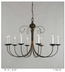 CCL502-10 Willow Chandelier