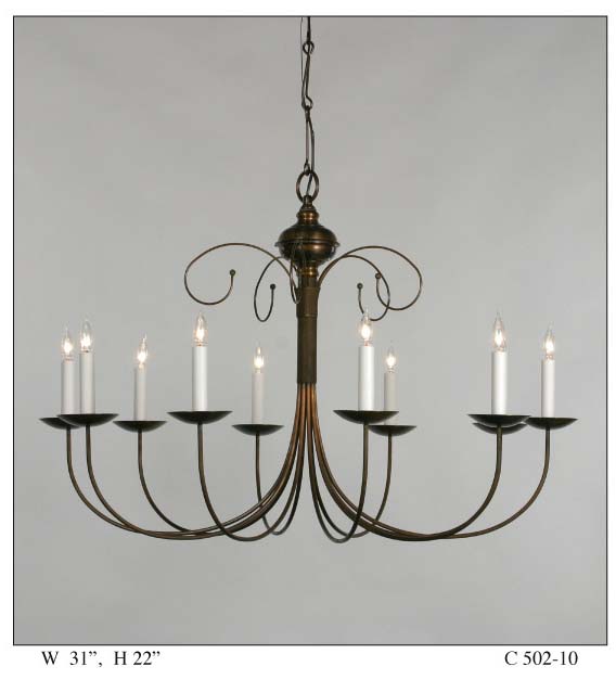 CCL502-10 Willow Chandelier