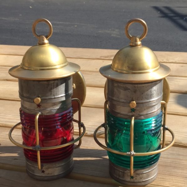 Cape Cod Wall Small Port and Starboard Lanterns